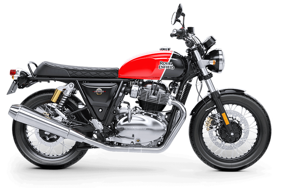 Accossato Lenkerstange Schwarz - Für Royal Enfield Interceptor 2018-2020 | Ø22mm Aluminium